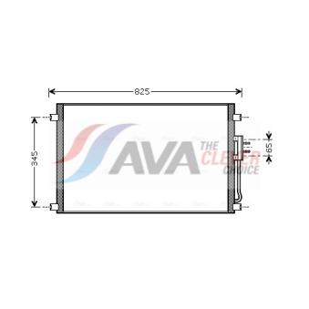 Condenseur, climatisation AVA QUALITY COOLING CRA5079