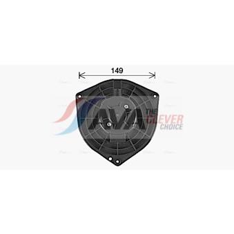 Moteur électrique, pulseur d'air habitacle AVA QUALITY COOLING [CT8085]