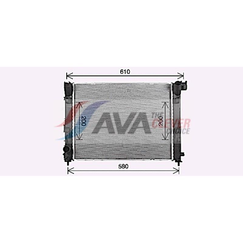 Radiateur, refroidissement du moteur AVA QUALITY COOLING DN2481 - Visuel 1