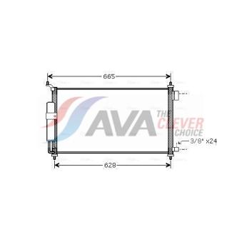 Condenseur, climatisation AVA QUALITY COOLING DN5251D