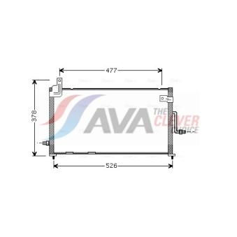 Condenseur, climatisation AVA QUALITY COOLING DW5044