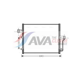 Condenseur, climatisation AVA QUALITY COOLING DW5082
