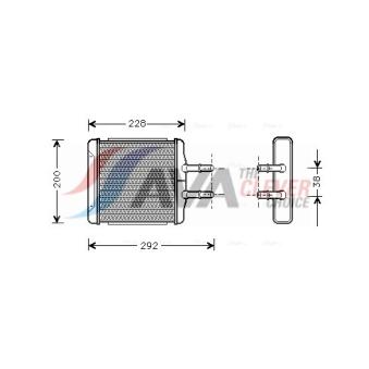 Système de chauffage AVA QUALITY COOLING OEM P96207413