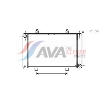 Radiateur, refroidissement du moteur AVA QUALITY COOLING [FD2037]