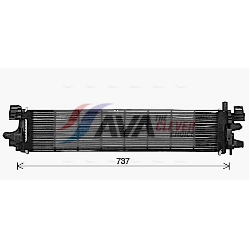 Radiateur, refroidissement du moteur AVA QUALITY COOLING FD2663 - Visuel 1