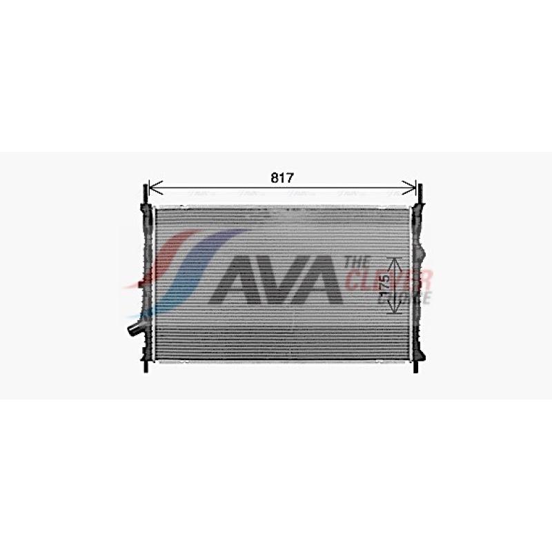 Radiateur, refroidissement du moteur AVA QUALITY COOLING FD2679 - Visuel 1