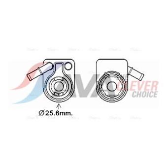 Radiateur d'huile AVA QUALITY COOLING FD3622