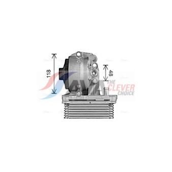 Radiateur d'huile AVA QUALITY COOLING OEM LR004426