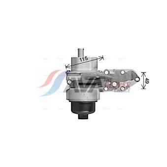 Radiateur d'huile AVA QUALITY COOLING OEM 1372757