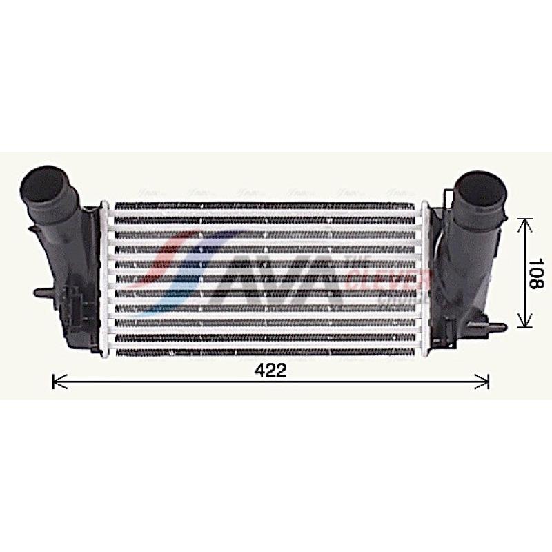 Intercooler, échangeur AVA QUALITY COOLING FD4658 - Visuel 1
