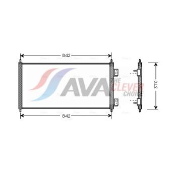 Condenseur, climatisation AVA QUALITY COOLING FD5303