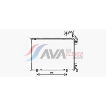 Condenseur, climatisation AVA QUALITY COOLING FD5640