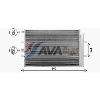 Condenseur, climatisation AVA QUALITY COOLING FD5675D