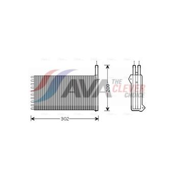 Système de chauffage AVA QUALITY COOLING OEM 91ag18b539ac