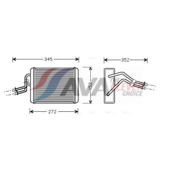Système de chauffage AVA QUALITY COOLING OEM 4042576