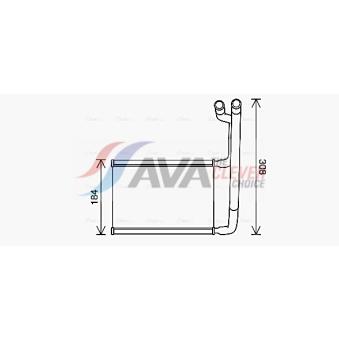 Système de chauffage AVA QUALITY COOLING OEM 2008790