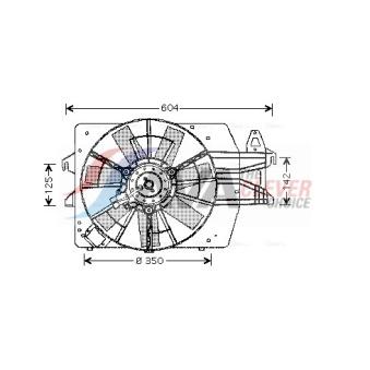 Ventilateur, refroidissement du moteur AVA QUALITY COOLING OEM 1028322