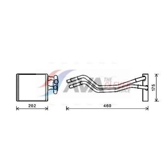 Système de chauffage AVA QUALITY COOLING OEM 8V5118B539AC