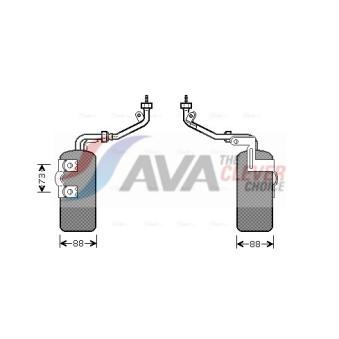 Filtre déshydratant, climatisation AVA QUALITY COOLING FDD466