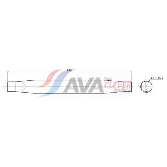 Filtre déshydratant, climatisation AVA QUALITY COOLING FDD710