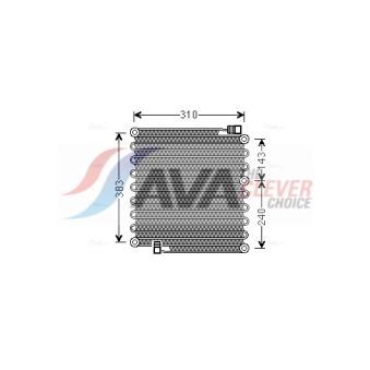 Condenseur, climatisation AVA QUALITY COOLING [FE5014]