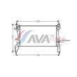 AVA QUALITY COOLING FT2385 - Radiateur, refroidissement du moteur