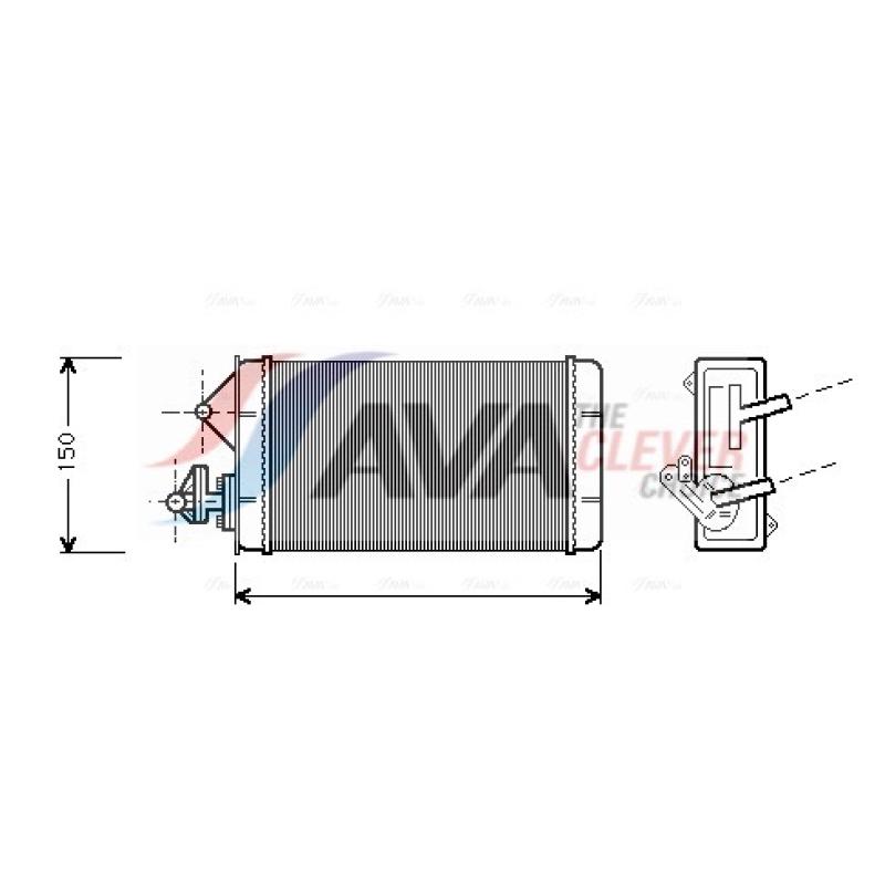 Système de chauffage AVA QUALITY COOLING FT6087 - Visuel 1