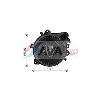 Moteur électrique, pulseur d'air habitacle AVA QUALITY COOLING FT8485