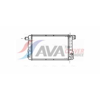 Radiateur, refroidissement du moteur AVA QUALITY COOLING FTA2132
