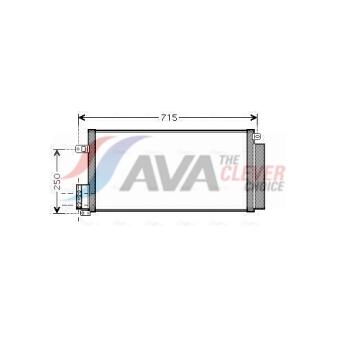 Condenseur, climatisation AVA QUALITY COOLING FTA5310D