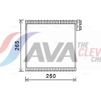 Evaporateur climatisation AVA QUALITY COOLING [FTV442]