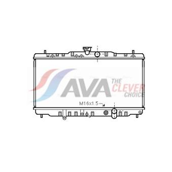 Radiateur, refroidissement du moteur AVA QUALITY COOLING OEM 19010PK2663