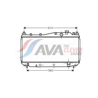 Radiateur, refroidissement du moteur AVA QUALITY COOLING HD2113