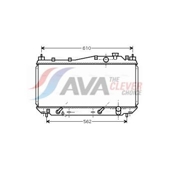 Radiateur, refroidissement du moteur AVA QUALITY COOLING HD2114