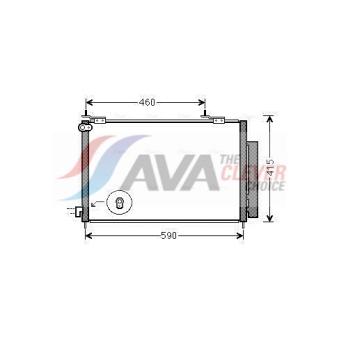 Condenseur, climatisation AVA QUALITY COOLING OEM 80110SKNG01