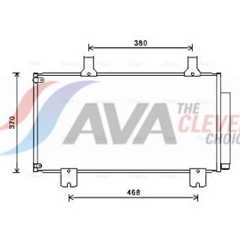 Condenseur, climatisation AVA QUALITY COOLING HD5247D
