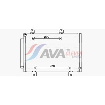 Condenseur, climatisation AVA QUALITY COOLING OEM 80100T5A003