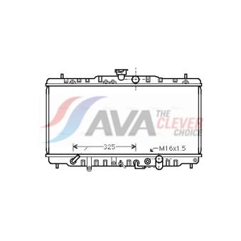 Radiateur, refroidissement du moteur AVA QUALITY COOLING [HDA2056]
