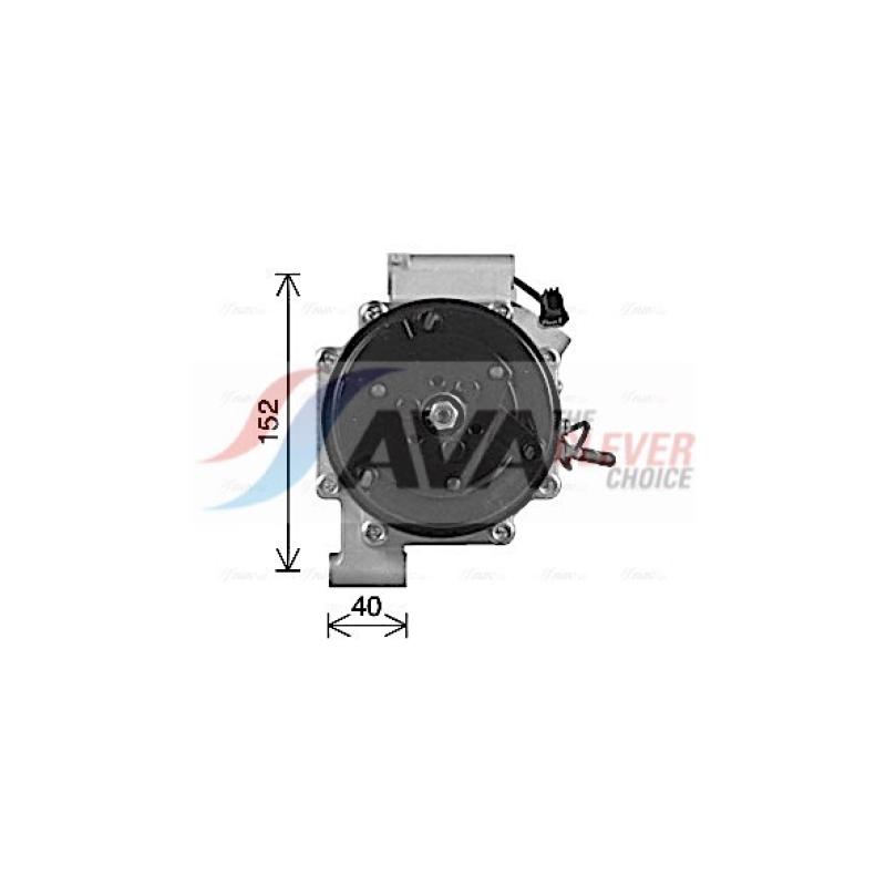 Compresseur, climatisation AVA QUALITY COOLING HDAK332 - Visuel 2