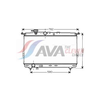 Radiateur, refroidissement du moteur AVA QUALITY COOLING HY2106