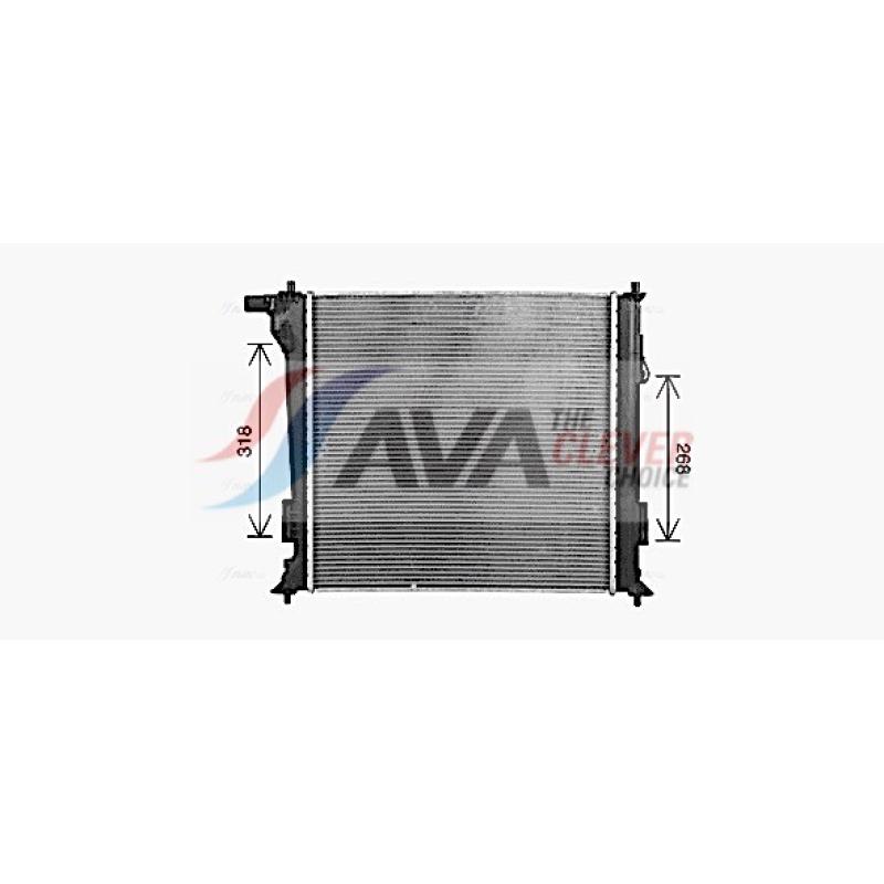 Radiateur, refroidissement du moteur AVA QUALITY COOLING HY2597 - Visuel 1