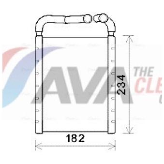 Système de chauffage AVA QUALITY COOLING HY6356 Système de chauffage AVA QUALITY COOLING HY6356