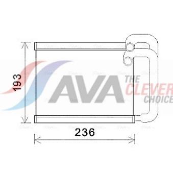 Système de chauffage AVA QUALITY COOLING HY6391 Système de chauffage AVA QUALITY COOLING HY6391