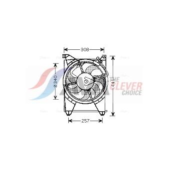 Ventilateur, refroidissement du moteur AVA QUALITY COOLING OEM 9773538000 Ventilateur, refroidissement du moteur AVA QUALITY COOLING OEM 9773538000