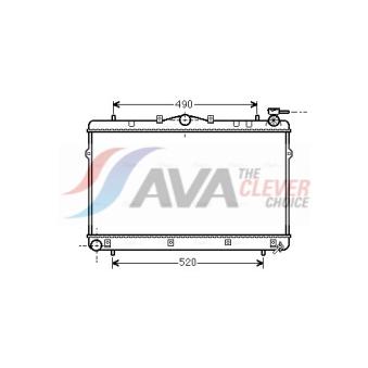 Radiateur, refroidissement du moteur AVA QUALITY COOLING HYA2043
