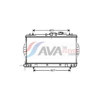 Radiateur, refroidissement du moteur AVA QUALITY COOLING HYA2047