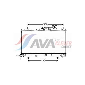 Radiateur, refroidissement du moteur AVA QUALITY COOLING HYA2307