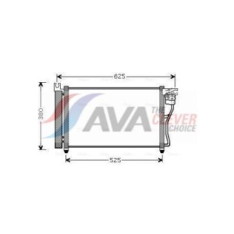 Condenseur, climatisation AVA QUALITY COOLING HYA5164D