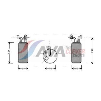 Filtre déshydratant, climatisation AVA QUALITY COOLING HYD067