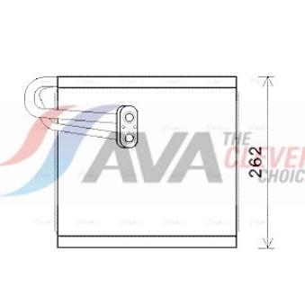 Evaporateur climatisation AVA QUALITY COOLING OEM 971393z000